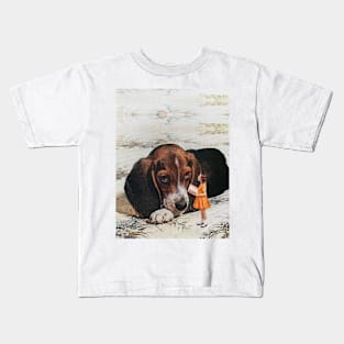 Reading with the Dog Kids T-Shirt